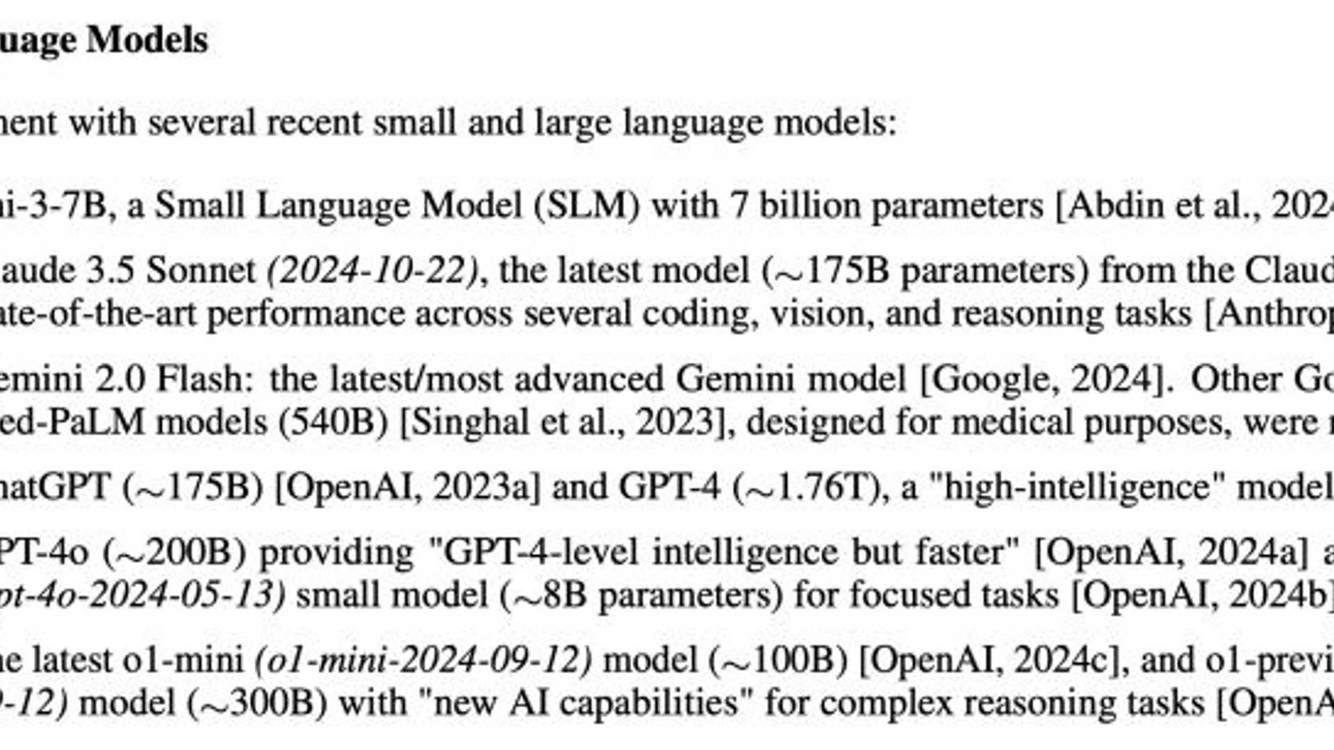The Astonishing Numbers Behind GPT-4 and Claude 3.5 Sonnet