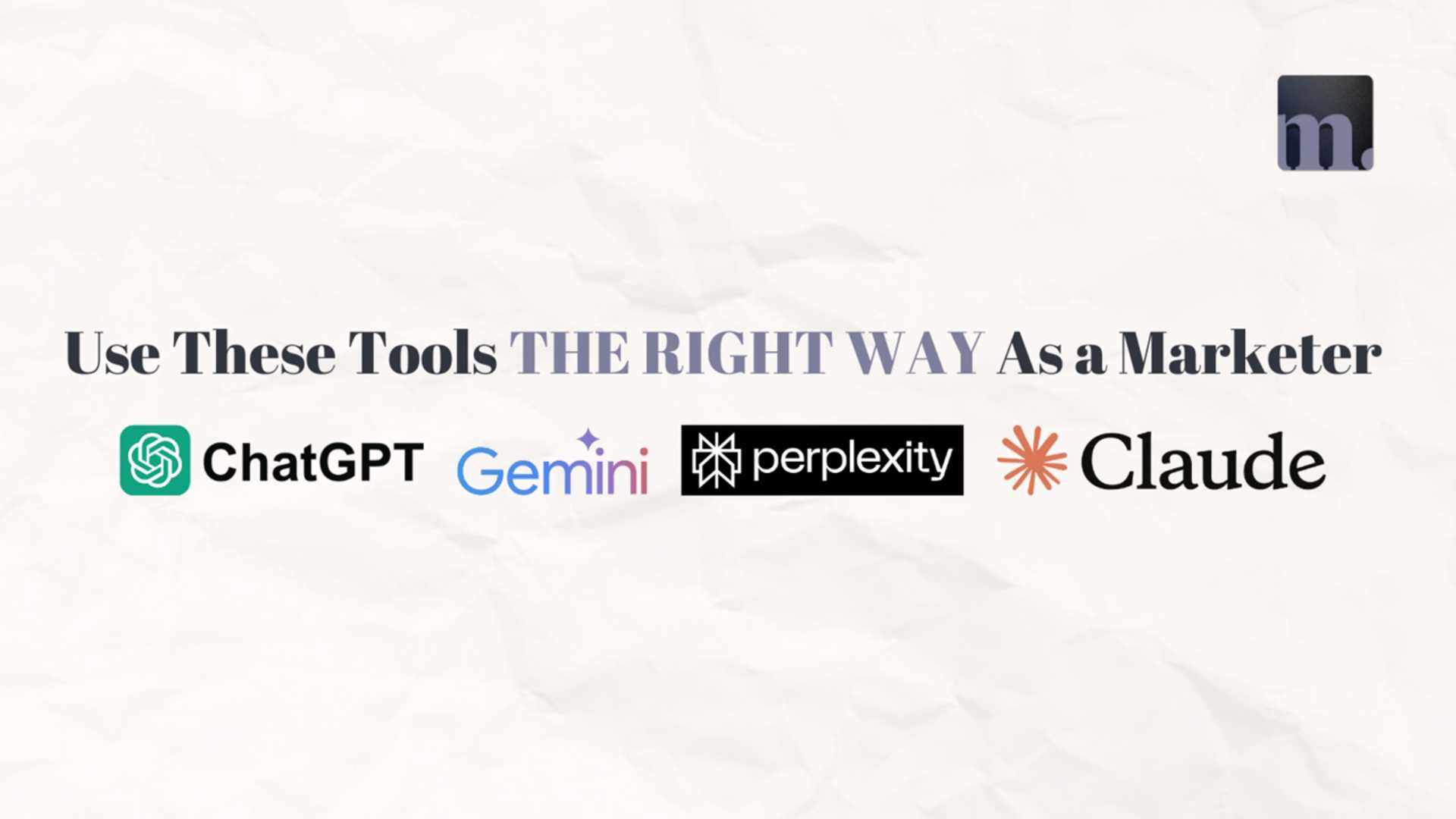 Revolutionize Your Marketing Strategy with ChatGPT, Gemini, Perplexity, and Claude