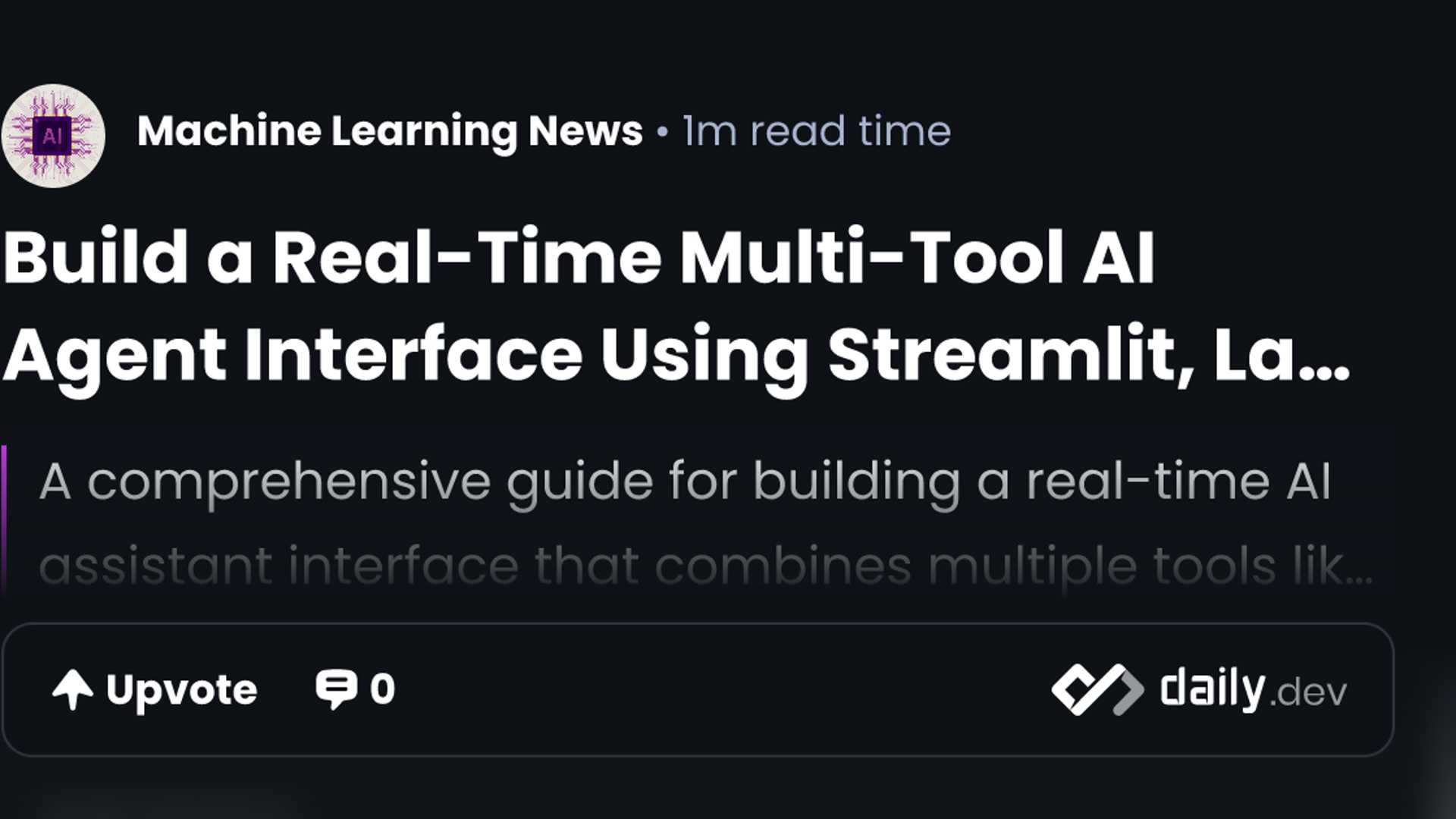Creating Dynamic AI Experiences: A Guide to Real-Time Interfaces with Streamlit