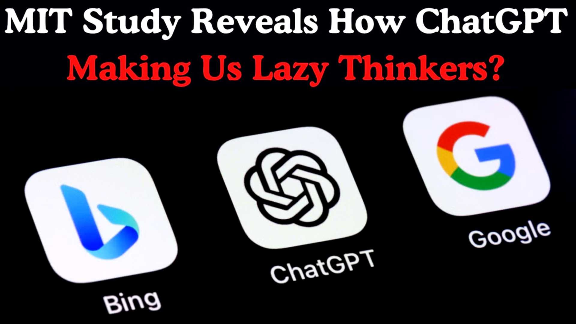 The AI Dilemma: How ChatGPT Impacts Your Brain