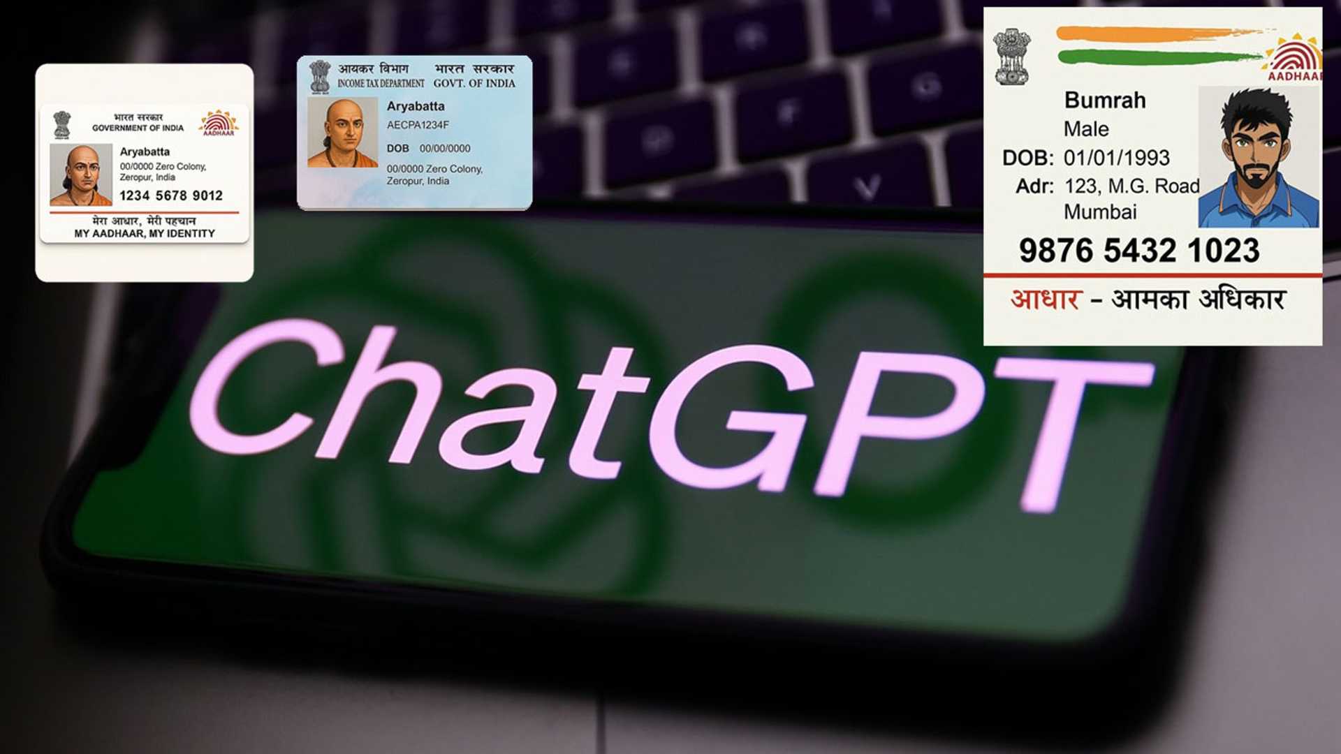 10 Shocking Instances of AI-Generated Fake Aadhaar Cards