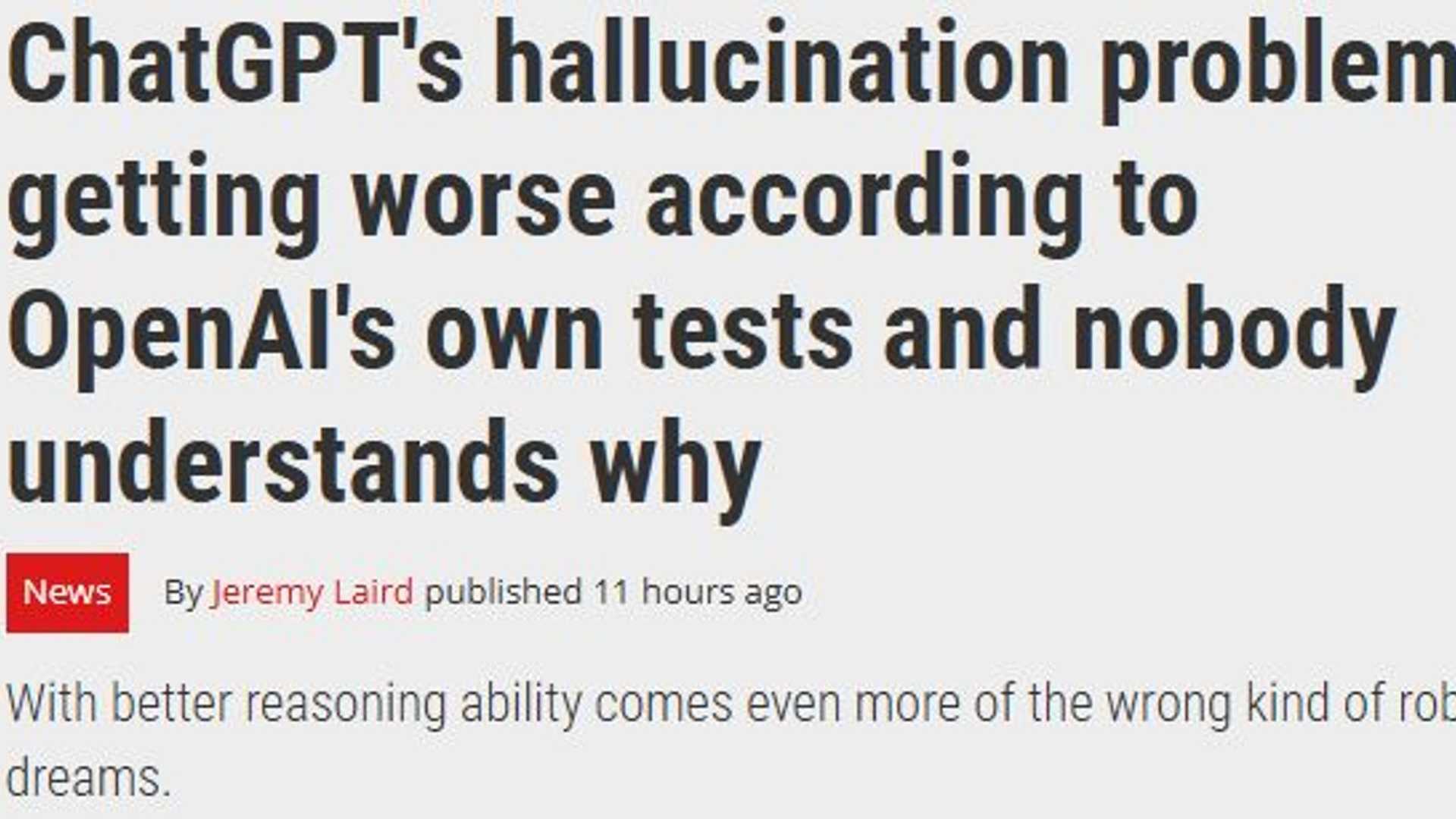 The Rise of Hallucinations in ChatGPT's New Reasoning Models