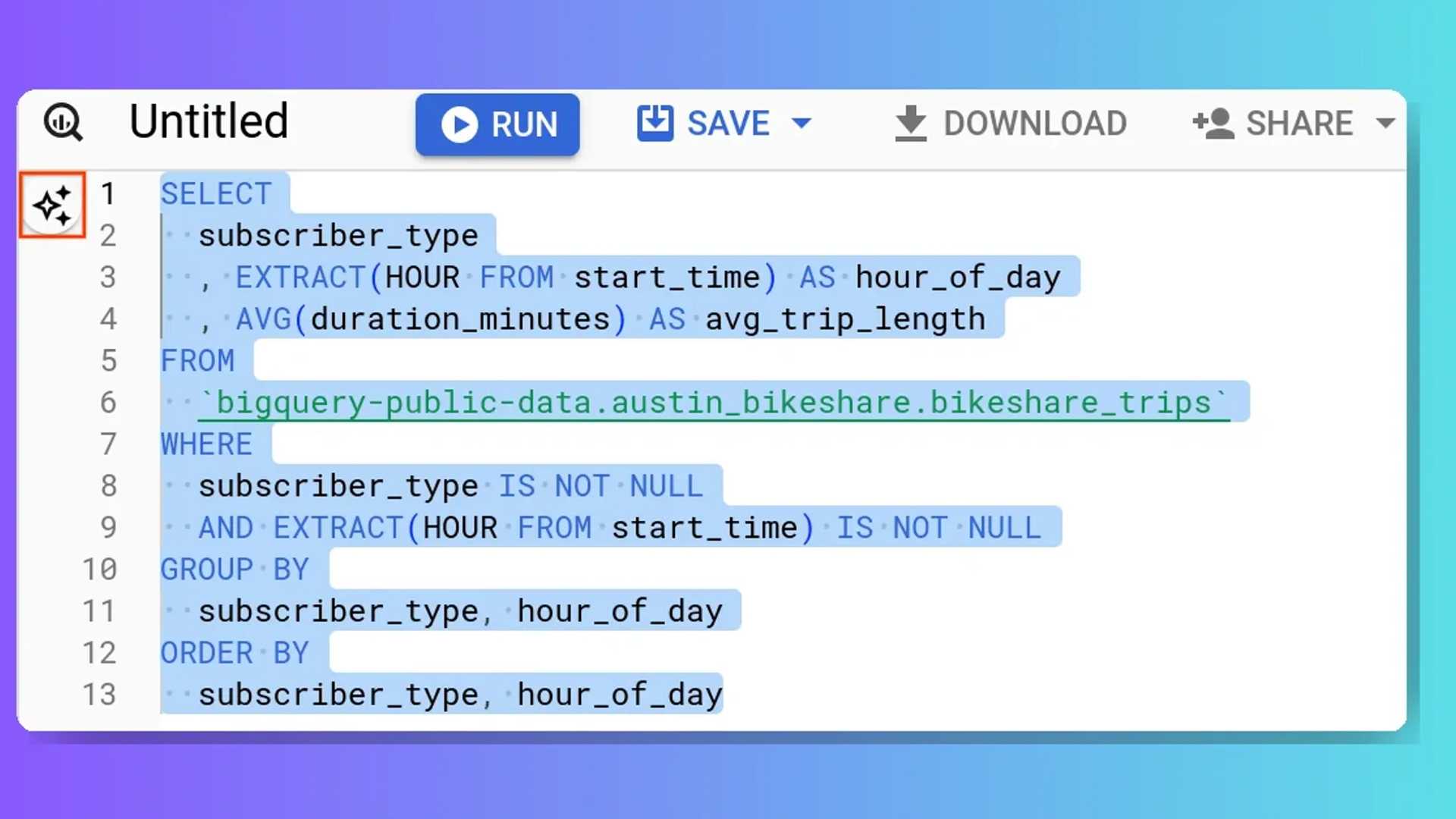 Streamline Your Python Coding in BigQuery with Google's Gemini Code Completion