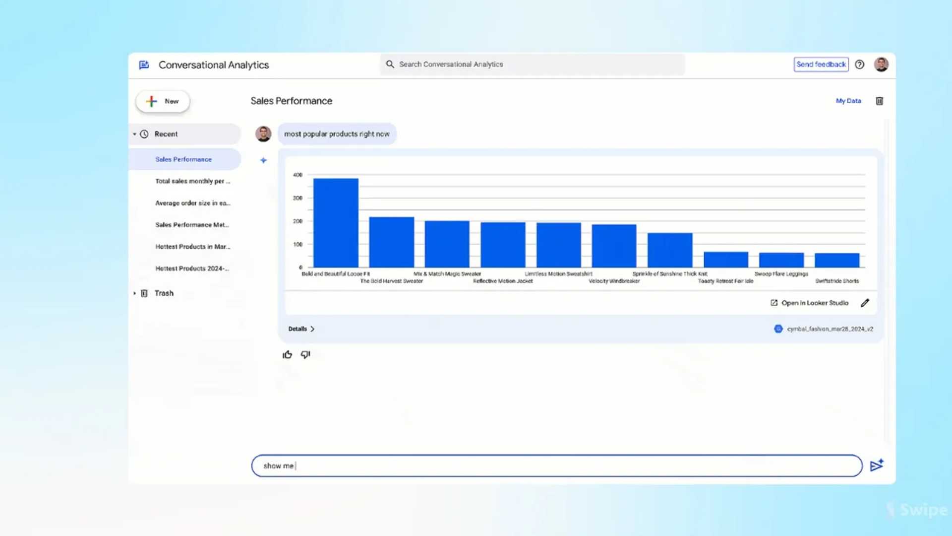 From Data to Decisions: Looker Studio's Conversational Analytics in Action