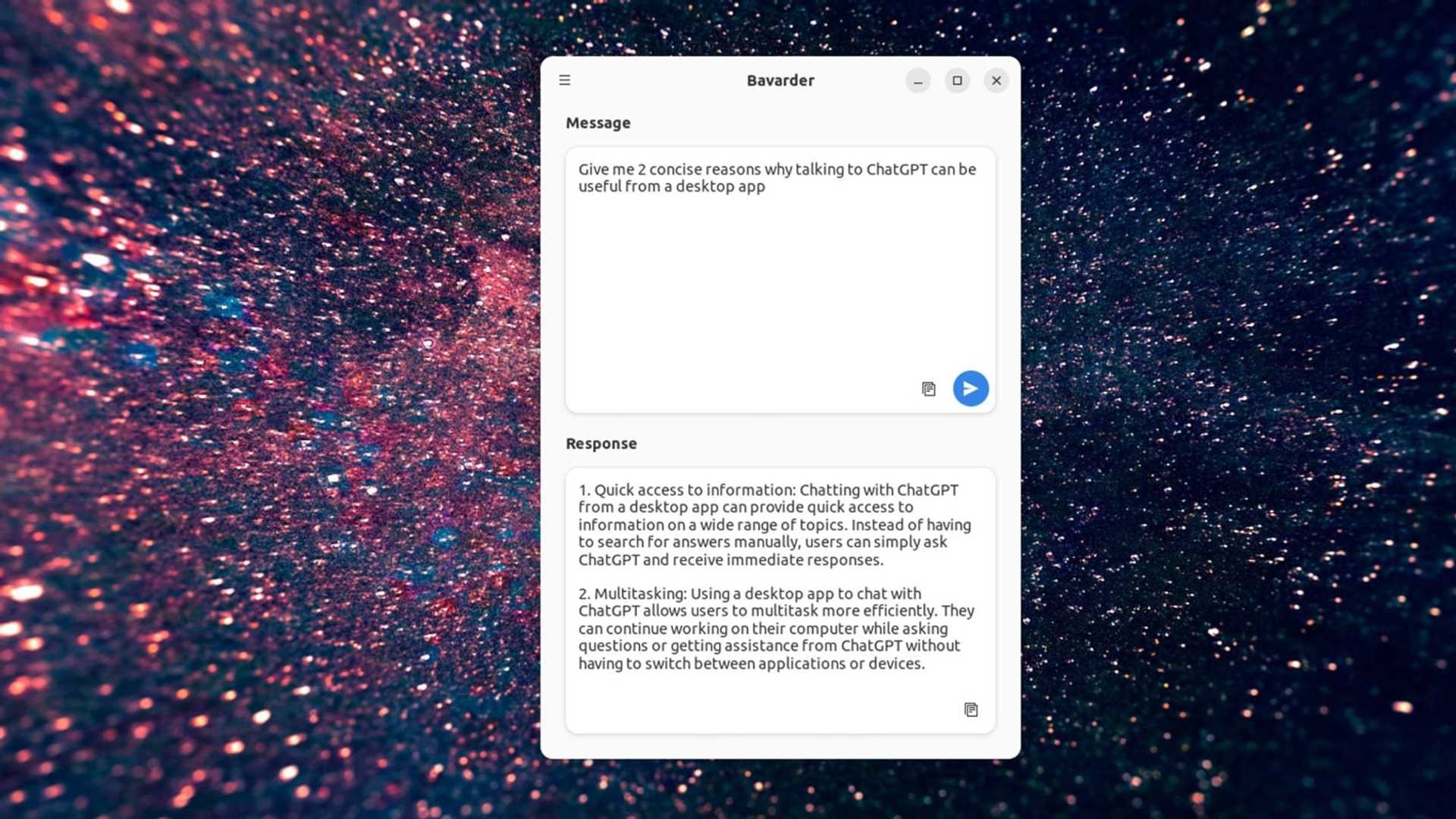 Say Hello to Bavarder - the New ChatGPT App for Linux