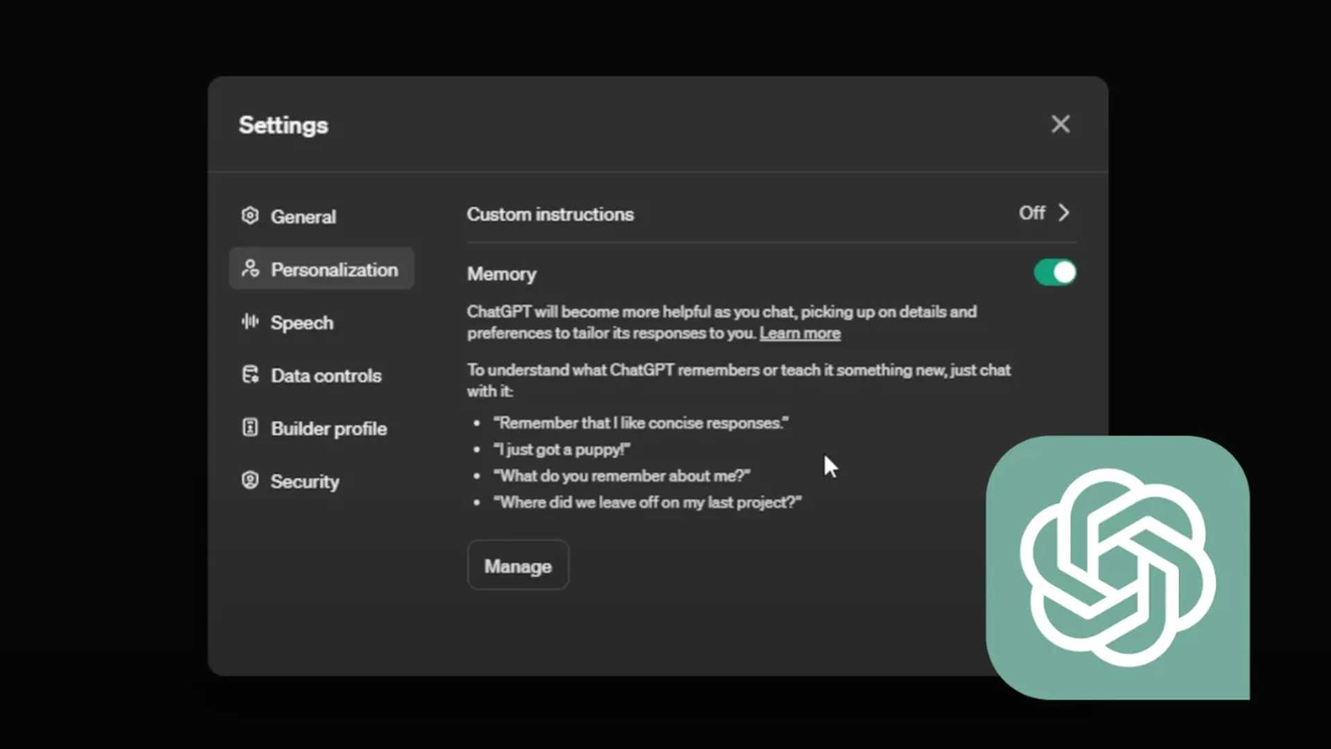 Unveiling ChatGPT's Enhanced Memory Feature