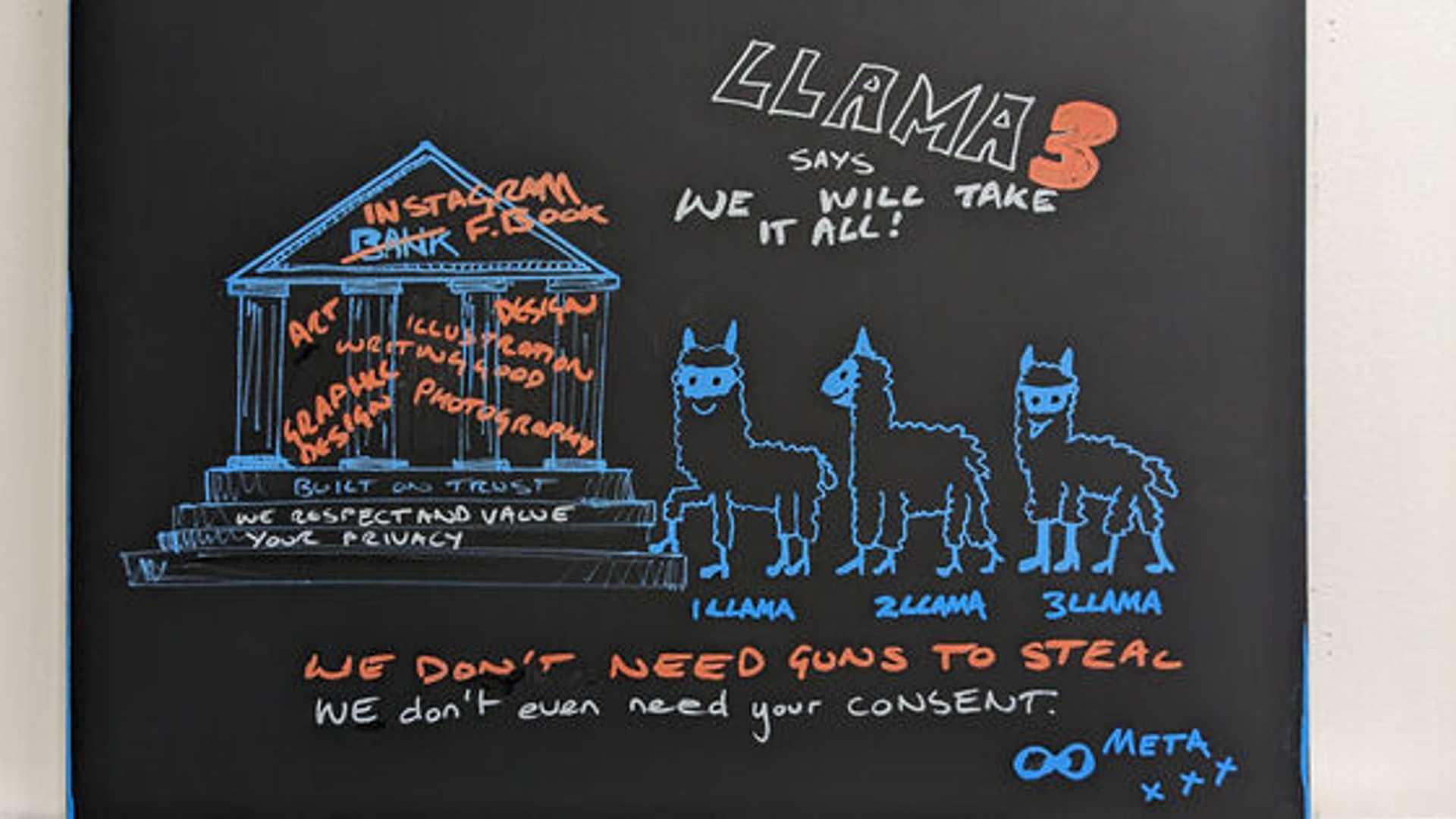 3 Llamas Paint the Town: A Story by Laurie Franklin