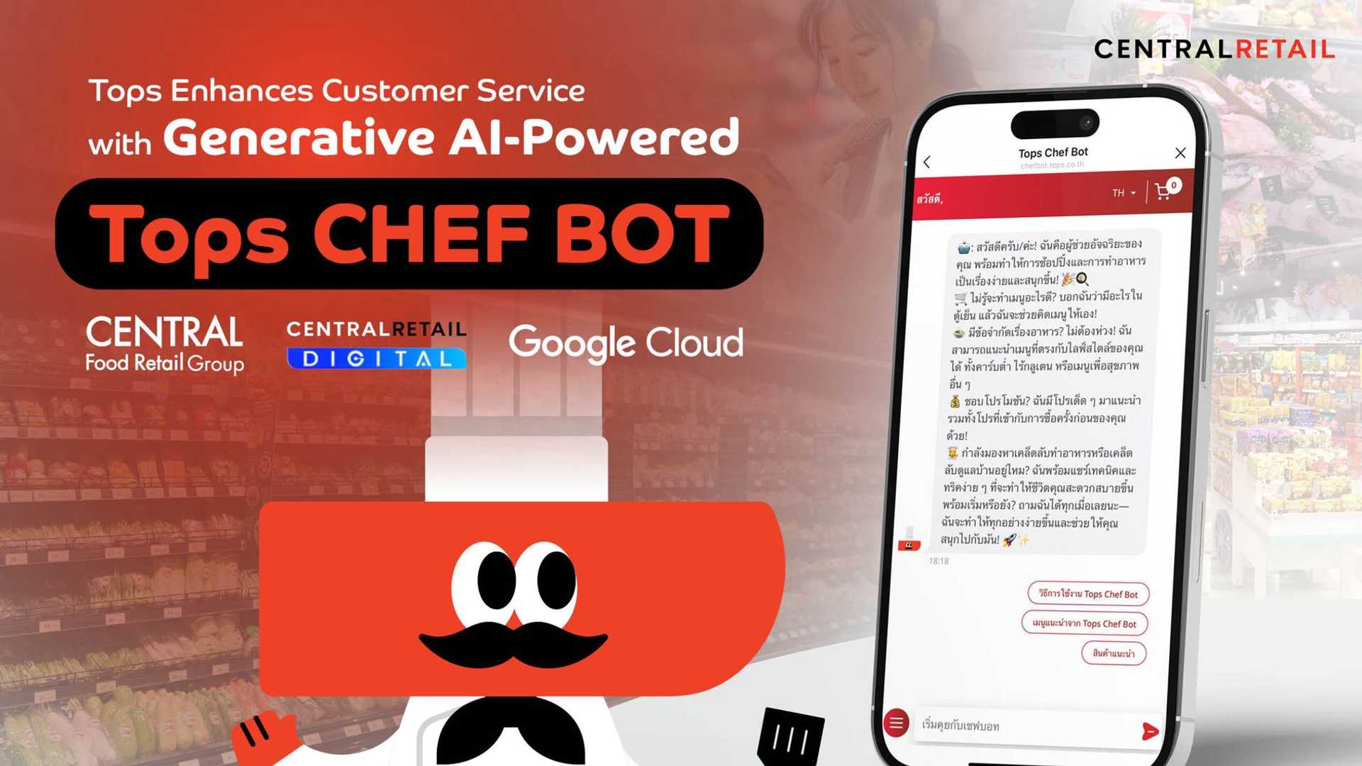 Enhancing Personalized Shopping Experiences with Tops Chef Bot Powered by Google Cloud