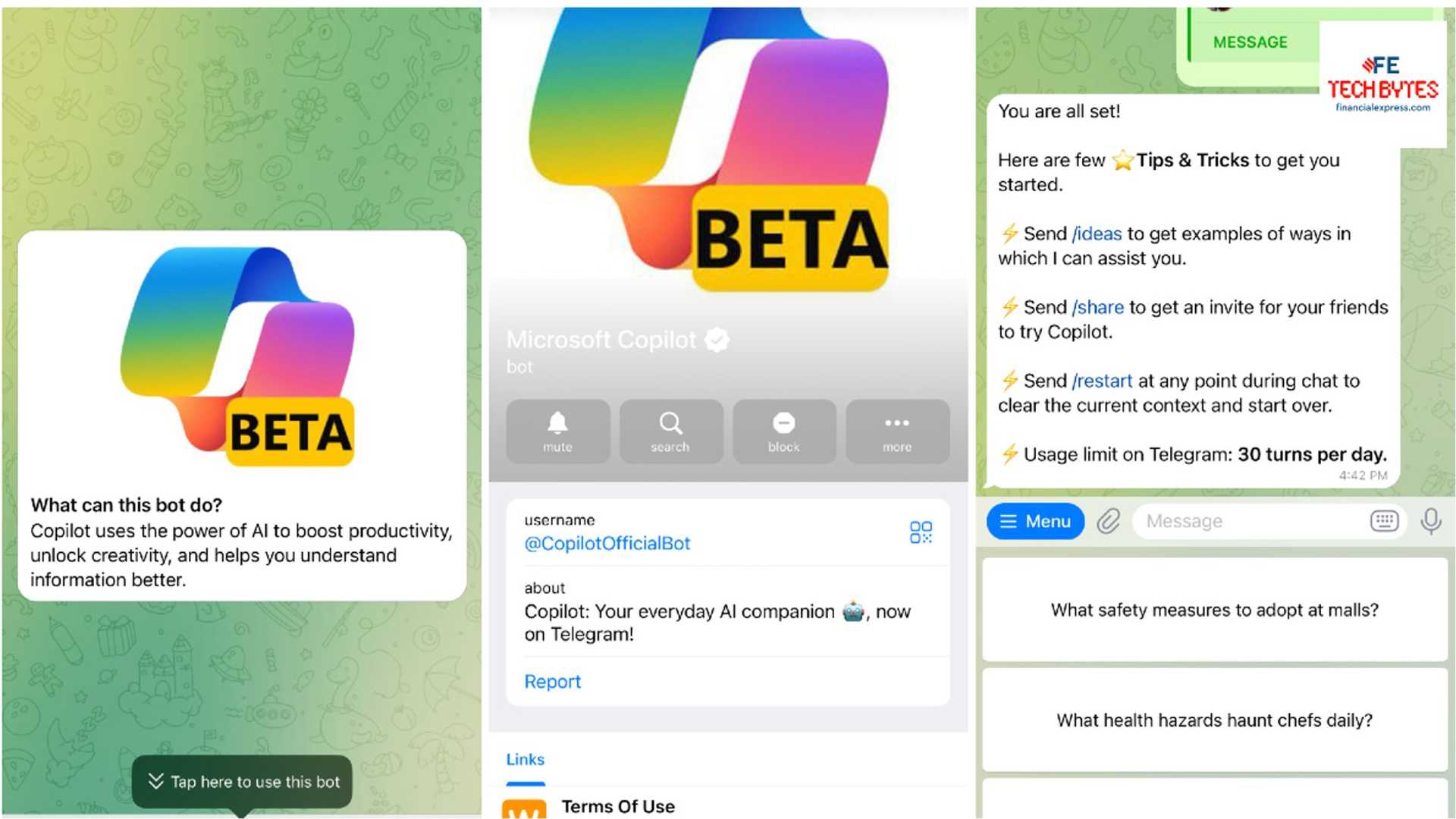 Enhanced User Experience with Microsoft Copilot on Telegram
